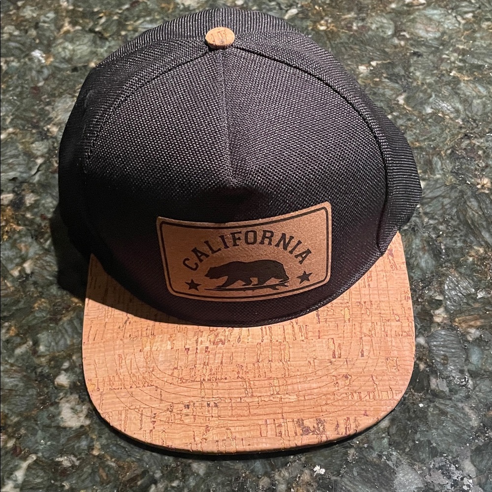 California Black and cork bill SnapBack